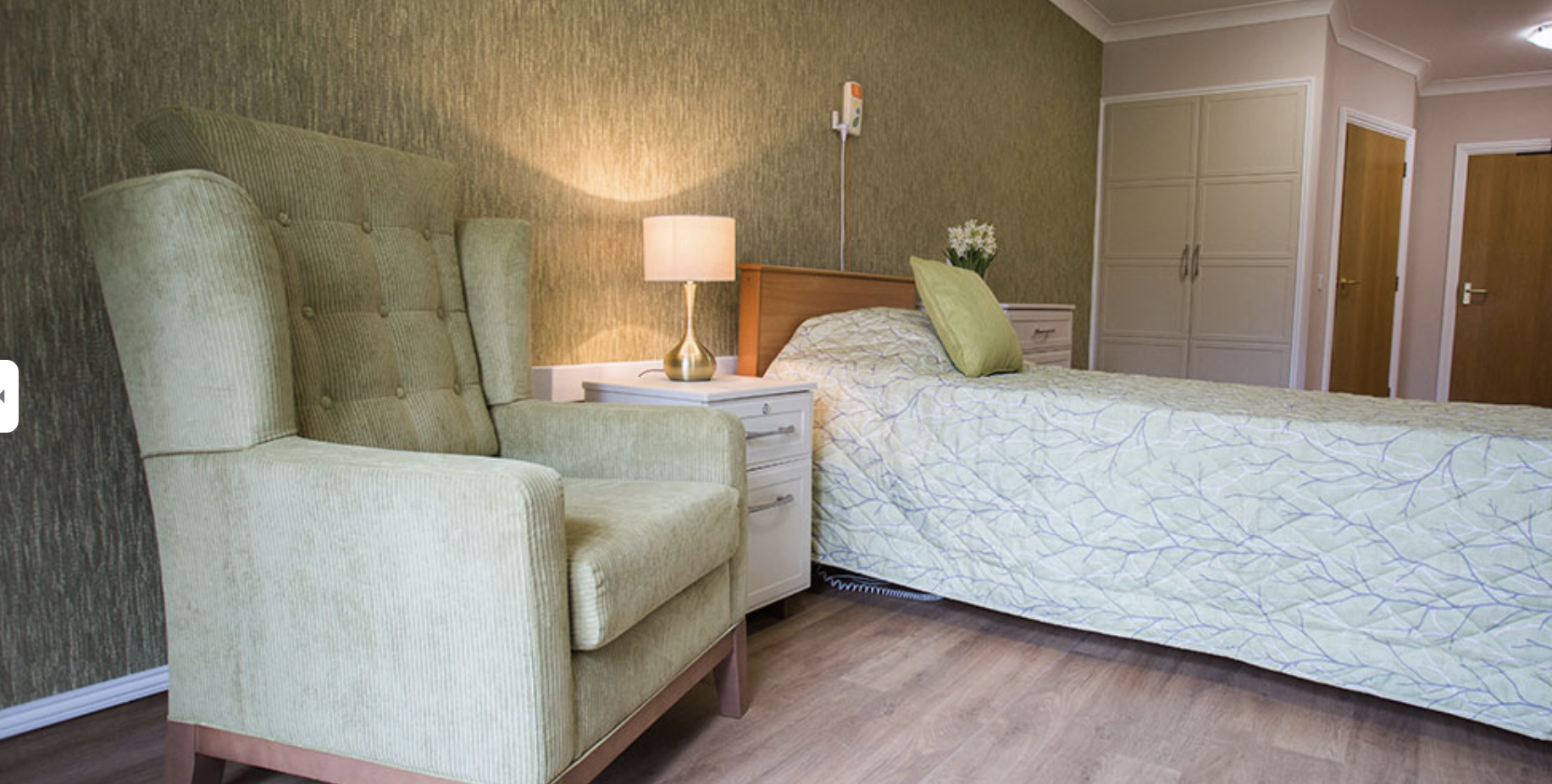 Lounge of Ardenlea Court care home in Solihull, West Midlands