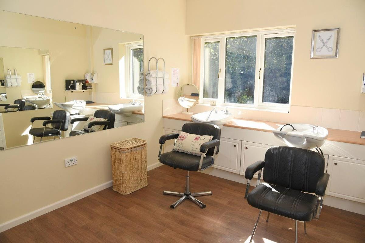 Salon of Ashby Court care home in Ashby-de-la-zouch, Leicestershire