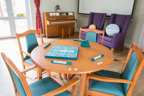 Activity Room at Ashely Lodge Care Home in New Milton, Hampshire