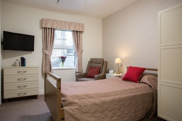 Bedroom at Brookview Care Home in Alderley Edge, Cheshire