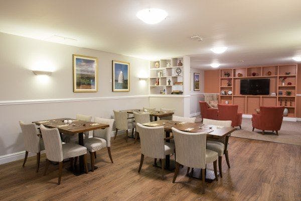 Dining Room at Brookview Care Home in Alderley Edge, Cheshire
