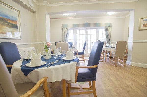 Dining Room at Clare House Care Home in Uxbridge, London