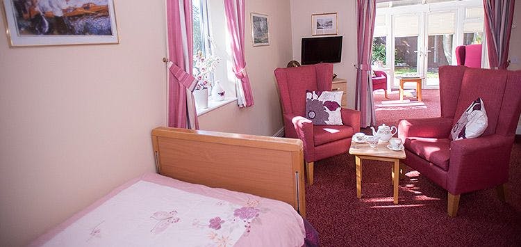 Bedroom at Elm View Care Home in Clevedon, Somerset