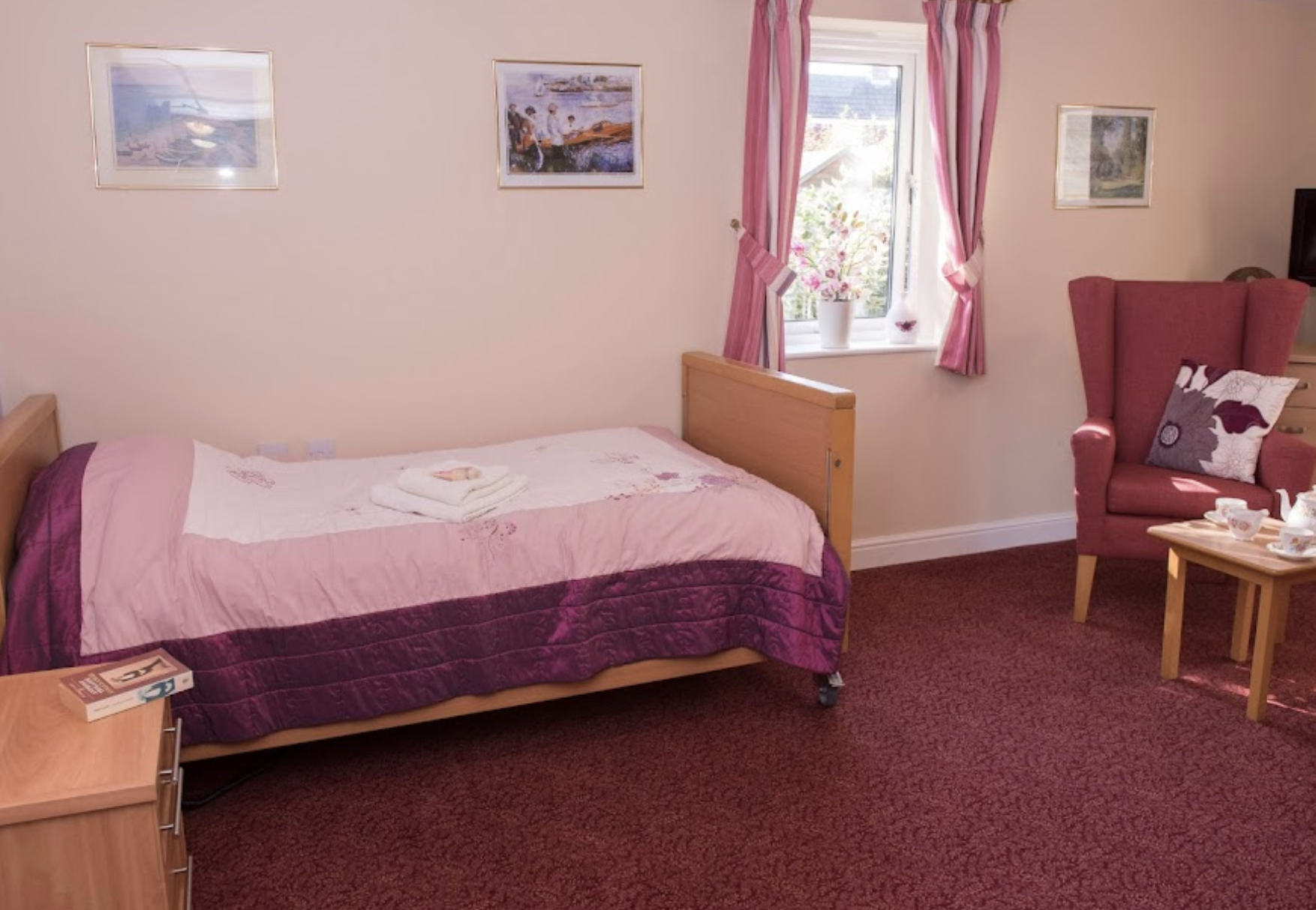 Bedroom at Elm View Care Home in Clevedon, Somerset
