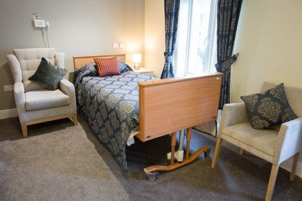 Bedroom of Meadbank care home in London, Greater London