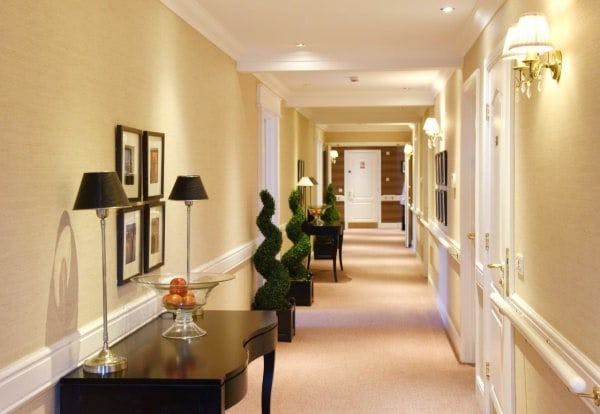 Hallway at Sunnyview House Care Home in Leeds, West Yorkshire