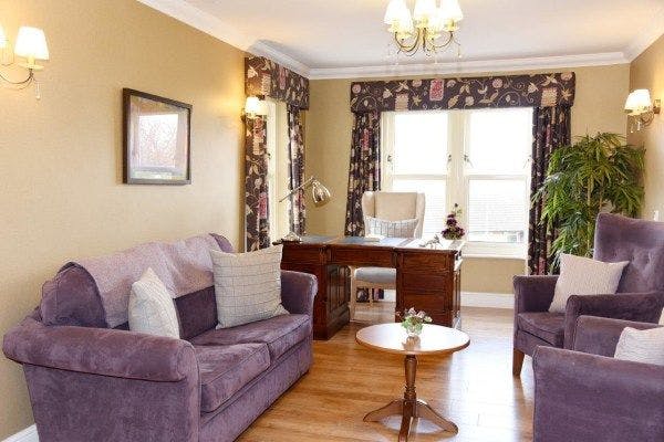 Communal Lounge at Sunnyview House Care Home in Leeds, West Yorkshire