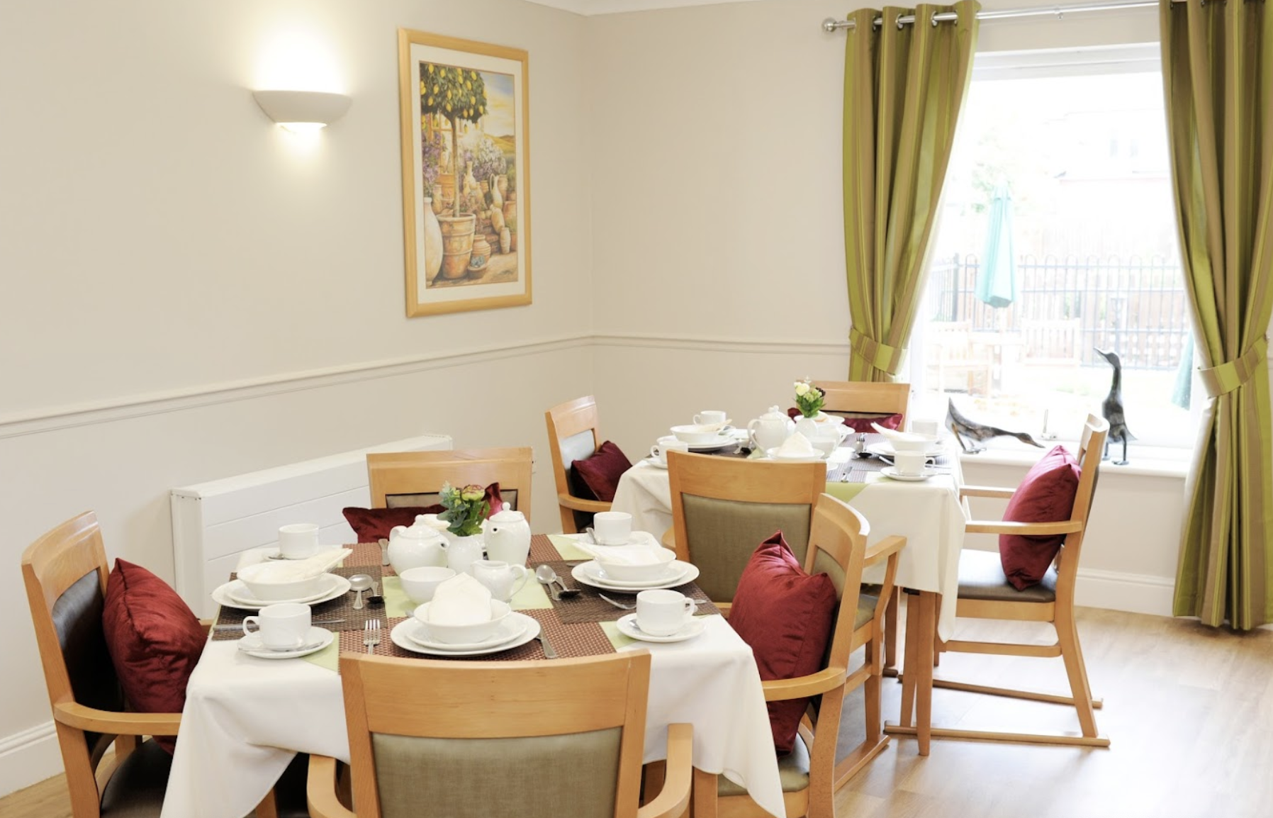 Dining Room of Wilton Manor Care Home in Southampton, Hampshire