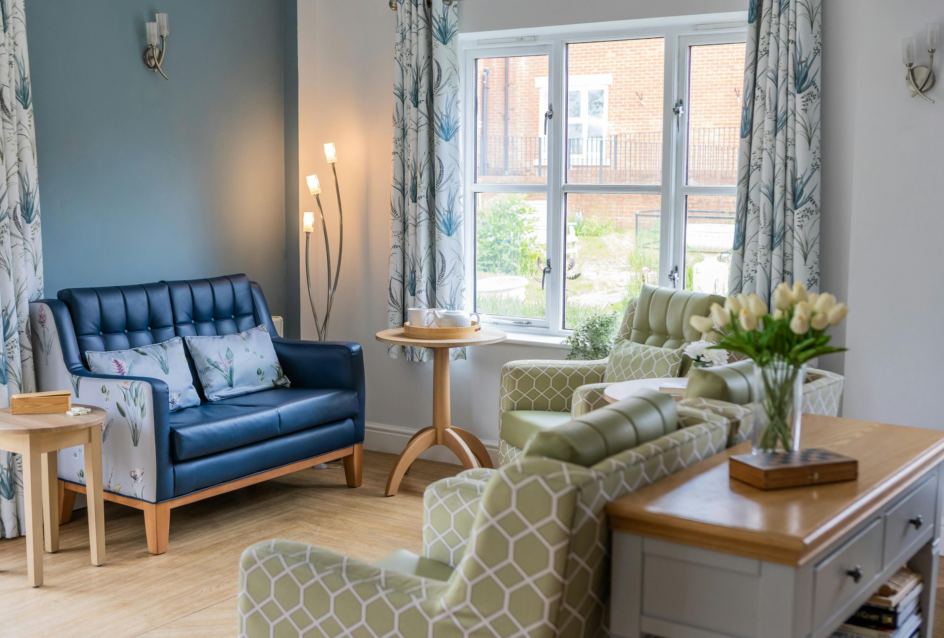 Lounge at Cedars House Care Home in Halstead, Braintree