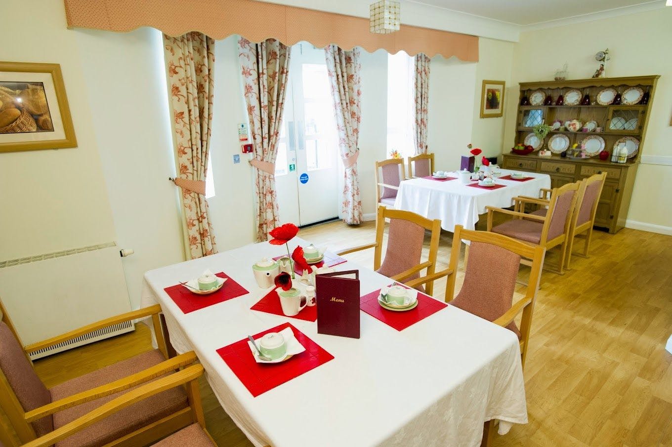 Dining Room at Chadwell House Care Home in Romford, Havering