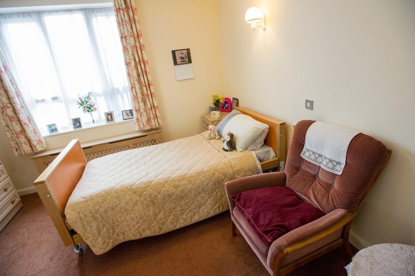 Bedroom at Chadwell House Care Home in Romford, Havering