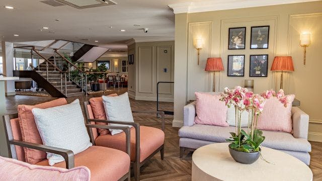 Reception at Chartwell Manor Care Home in Aylesbury, Buckinghamshire