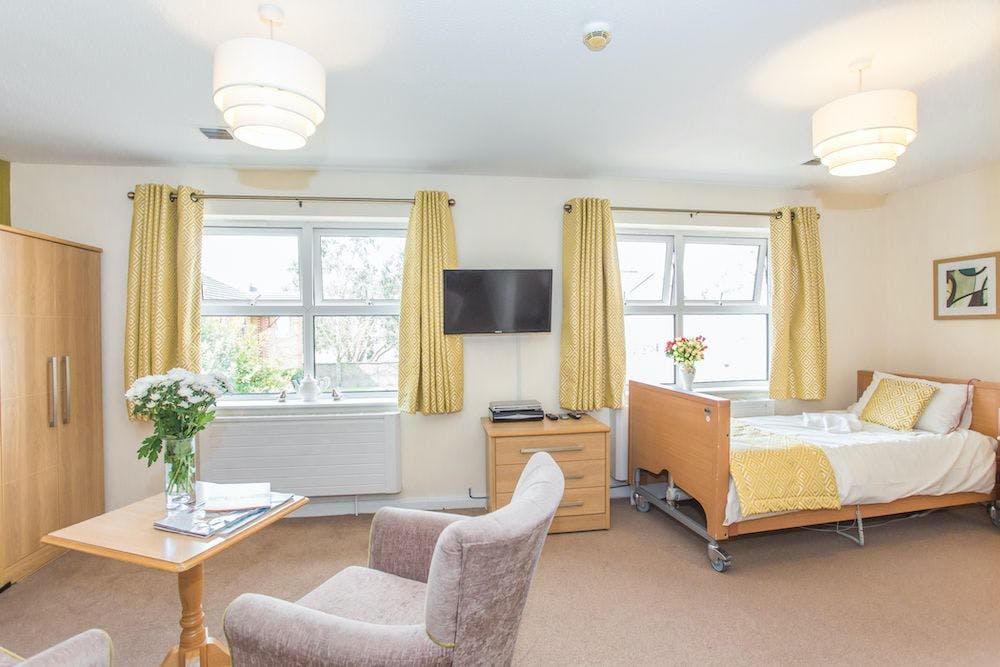 Bedroom at Cloisters Care Home in Hounslow, Greater London