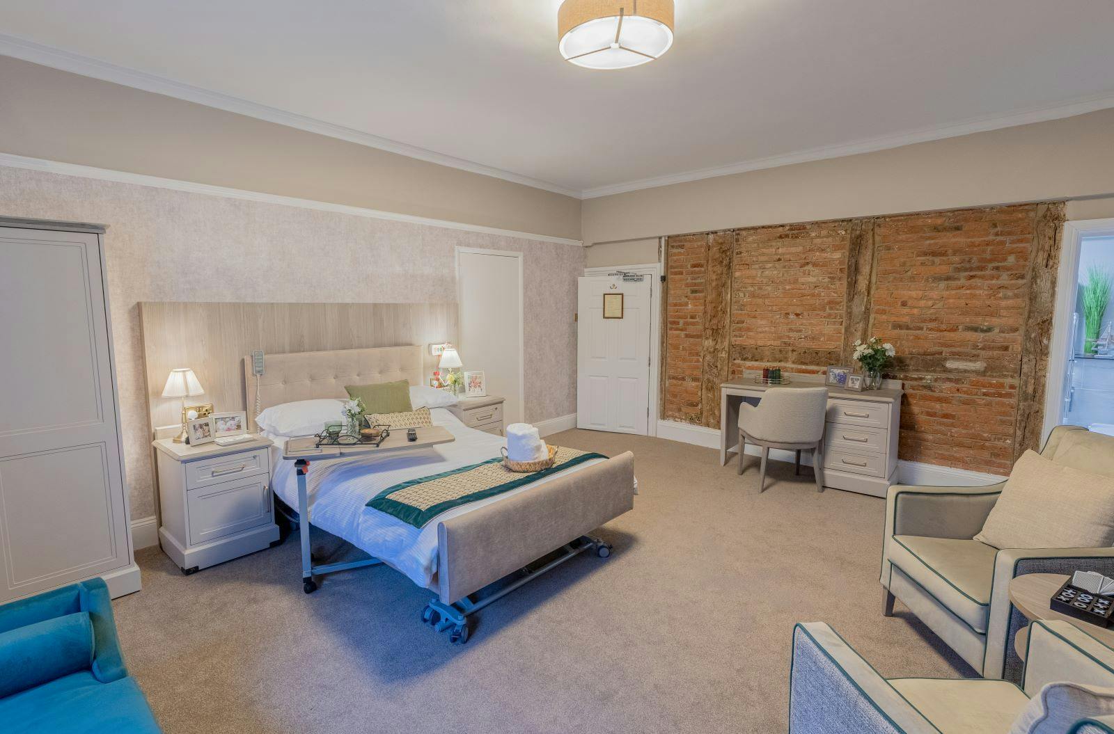 Bedroom at Coxhill Manor Care Home in Woking, Surrey