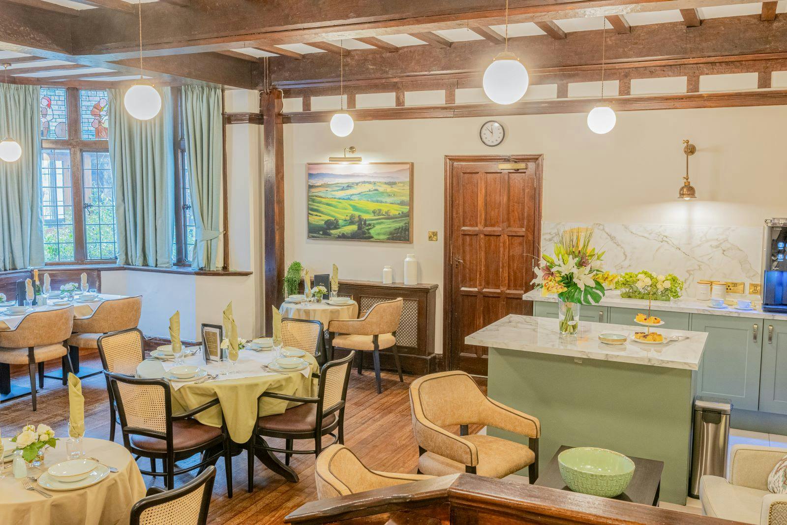 Dining Room at Coxhill Manor Care Home in Woking, Surrey