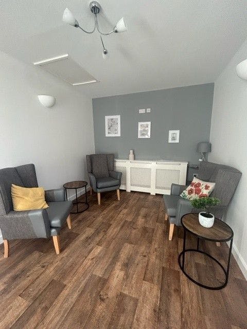 Communal Lounge at Curtis Weston House Care Home in Leicester, Leicestershire