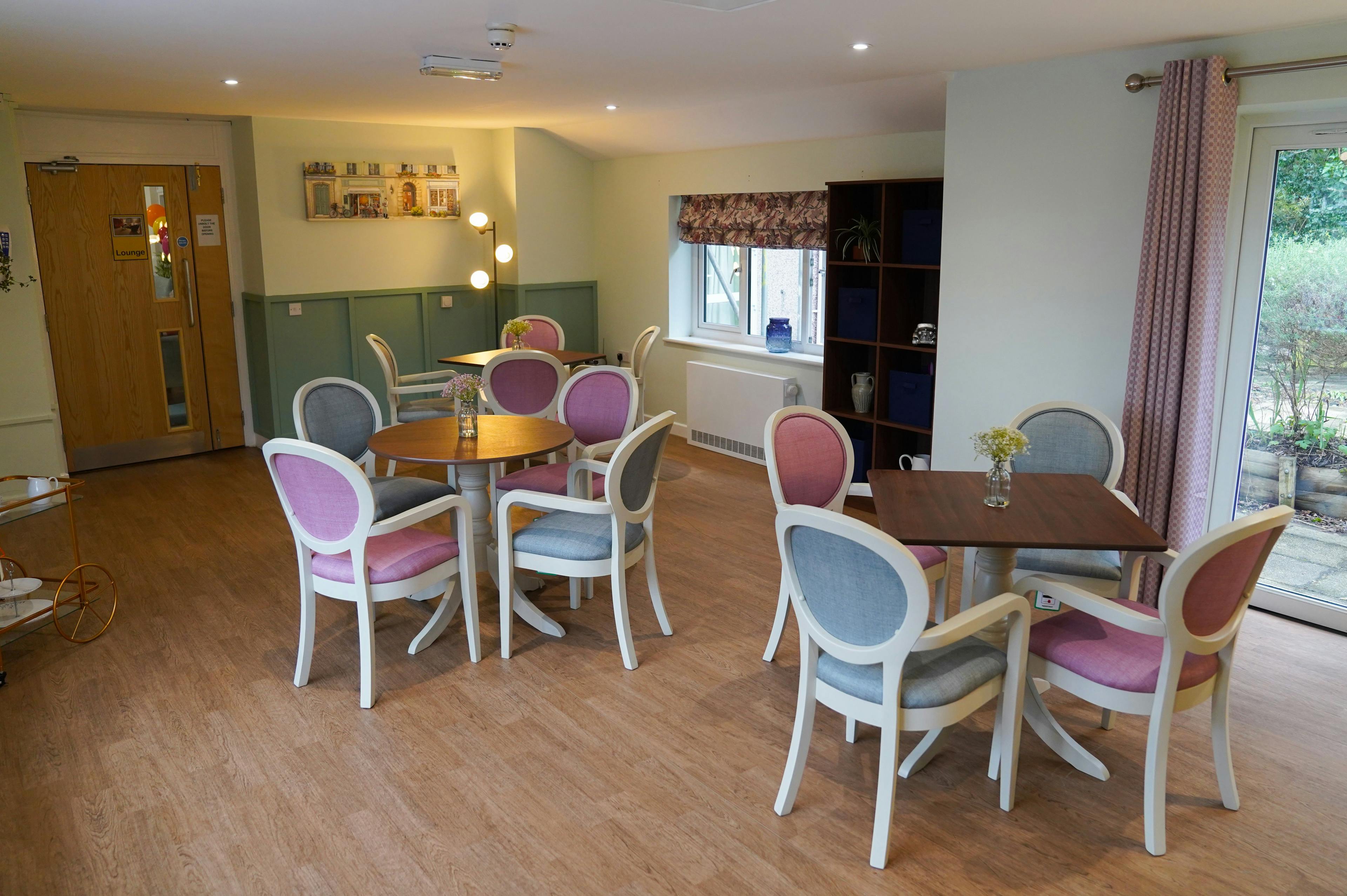 Dining room of Fuzehatt Care Home in Plymouth, Devon