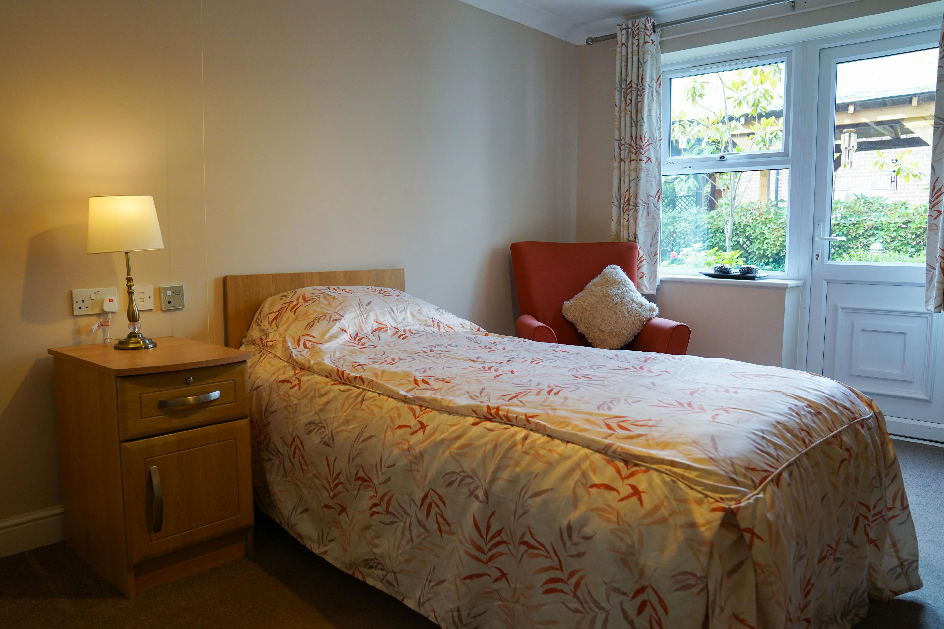 Bedroom at The Beeches Residential Care Home, Northfield, Birmingham
