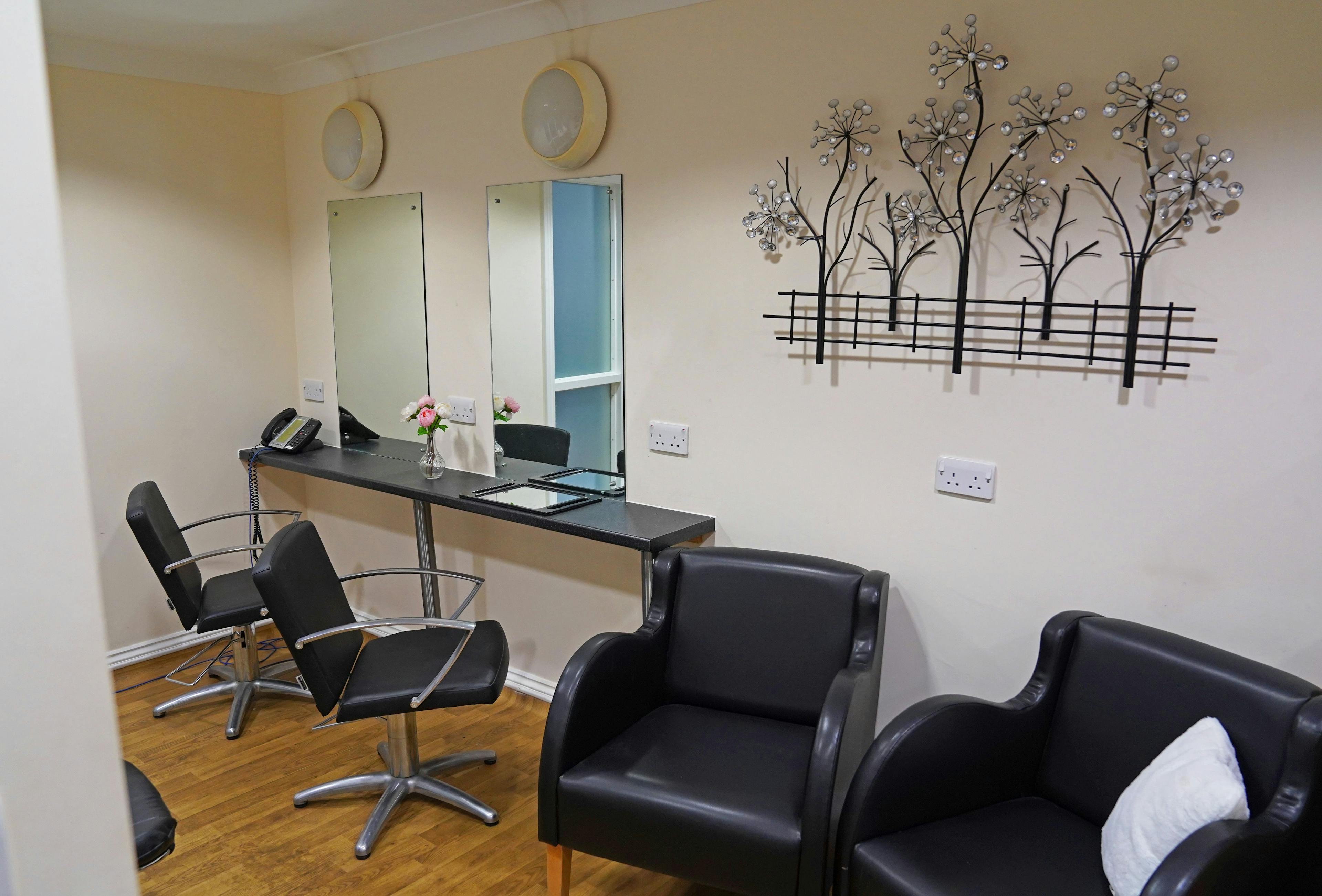 Salon of Haven care home in Pinner, London