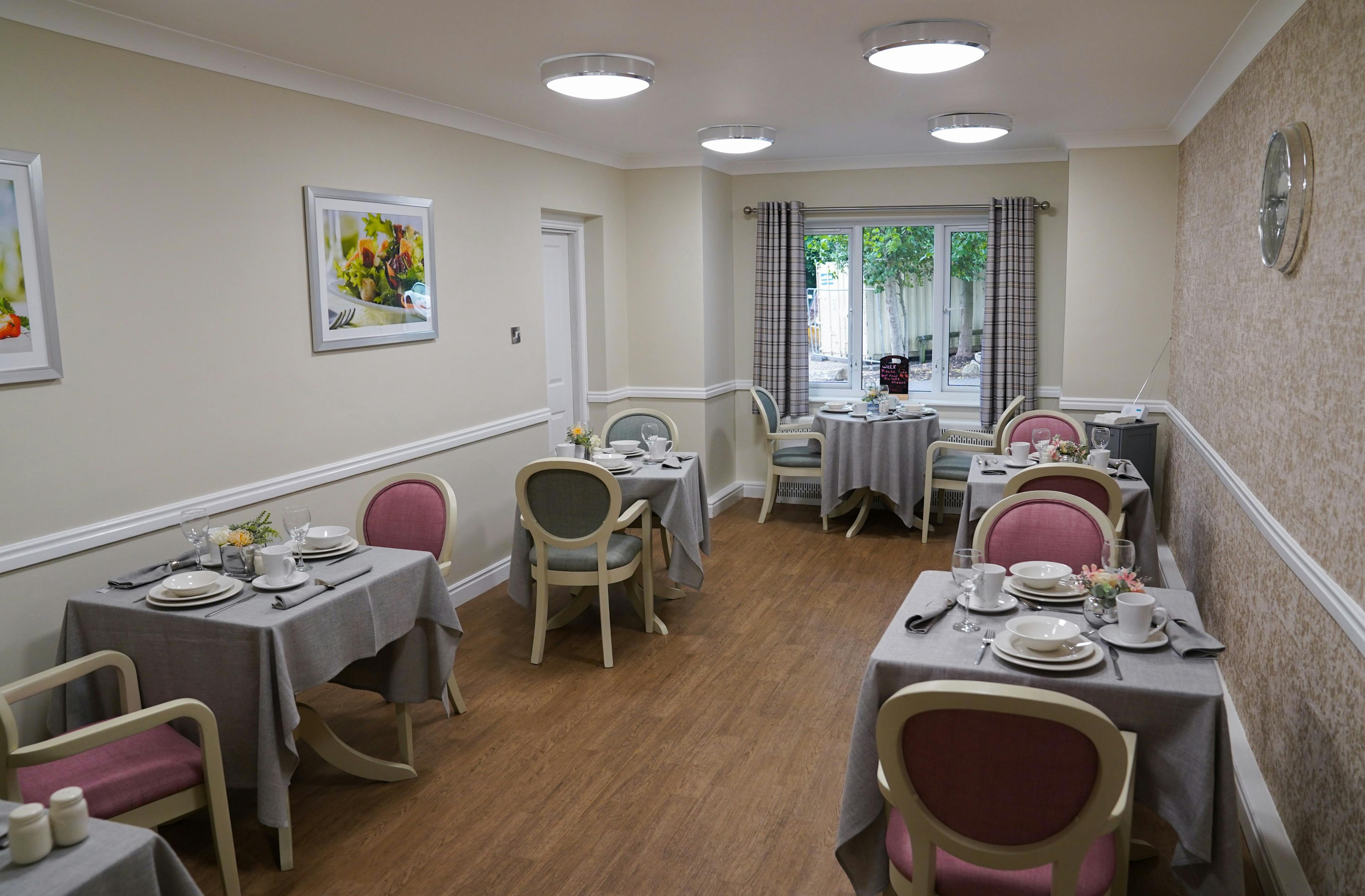 Dining room of Nunthorpe Oaks in Nunthorpe, Middlesbrough