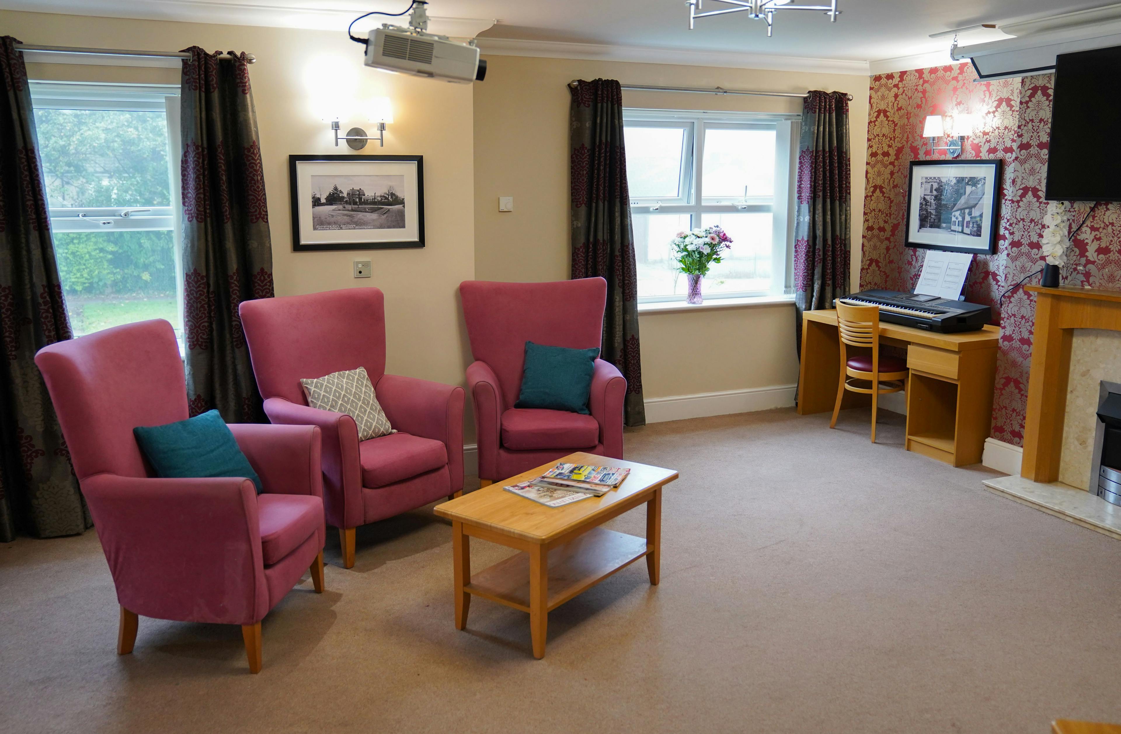 Communal Lounge at Bartley Green Care Home in Birmingham, West Midlands