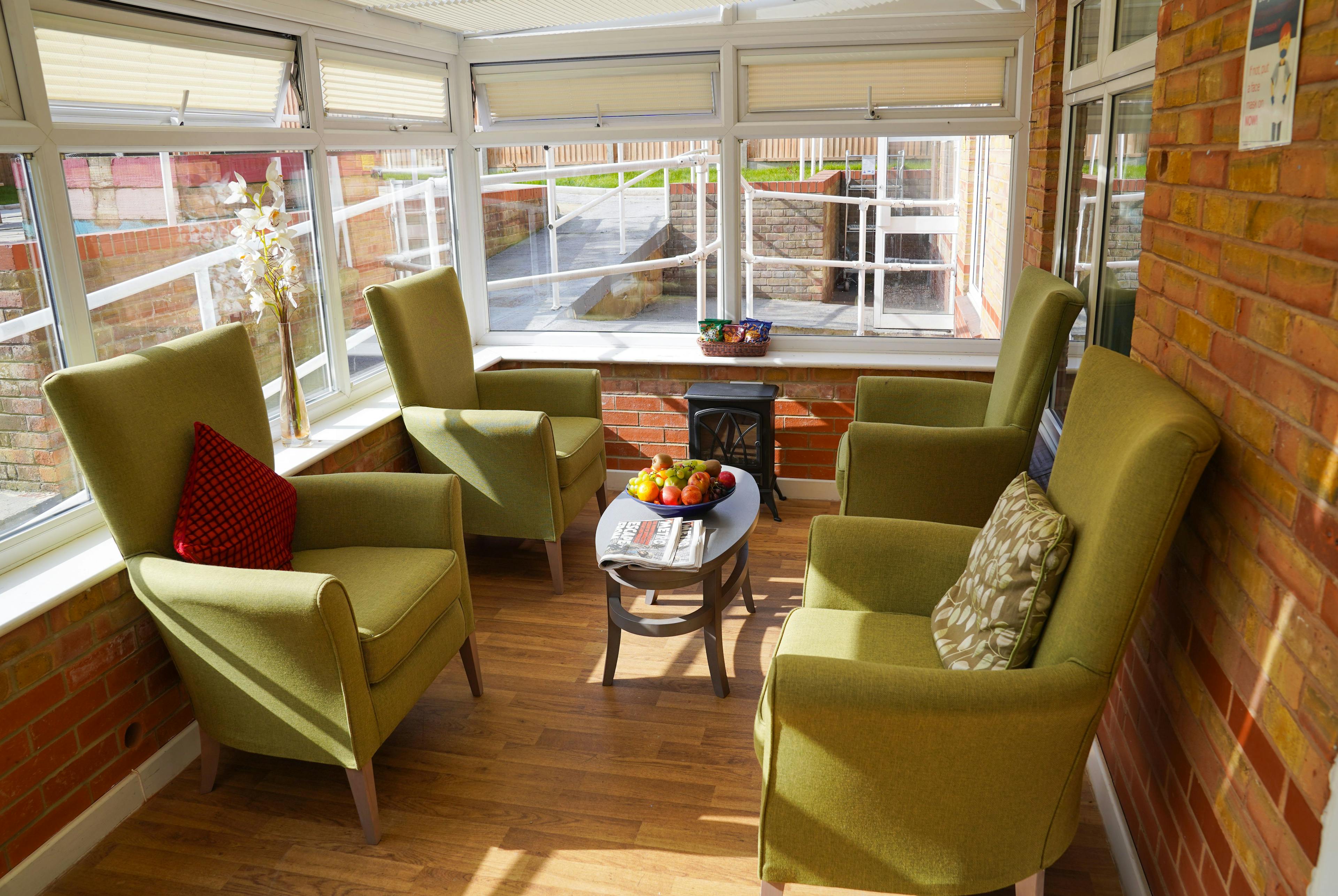 Conservatory at The Manse Residential Care Home, South Norwood, London