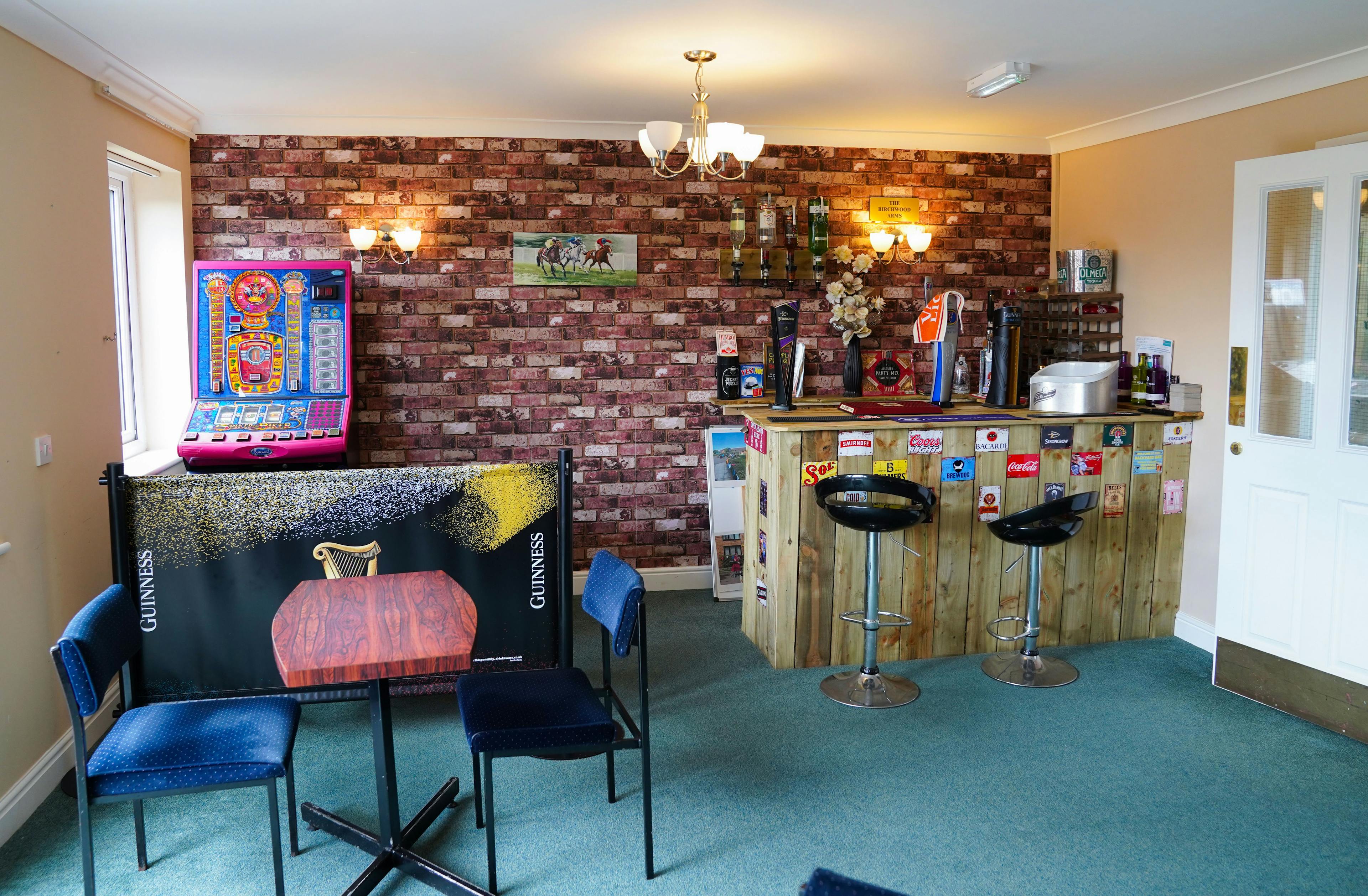 Bar at Birchwood Court Care Home in Peterlee, County Durham