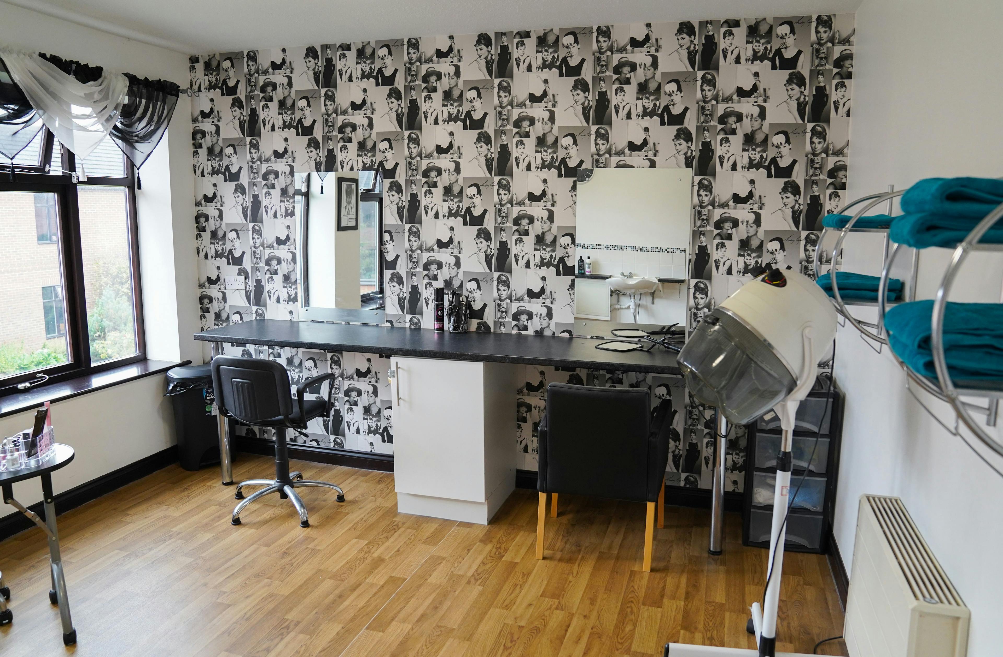 Salon at Dalby Court Care Home in Middlesborough, Yorkshire