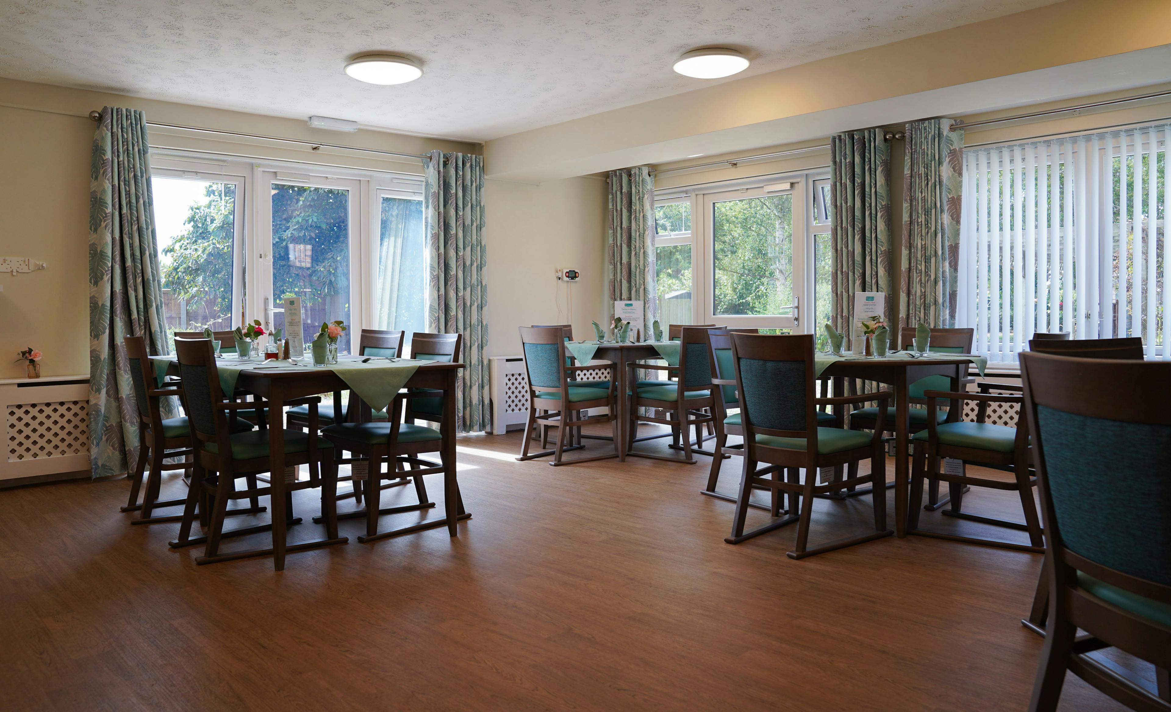 Dining Room at Don Thomas House Care Home in Harwich, Essex