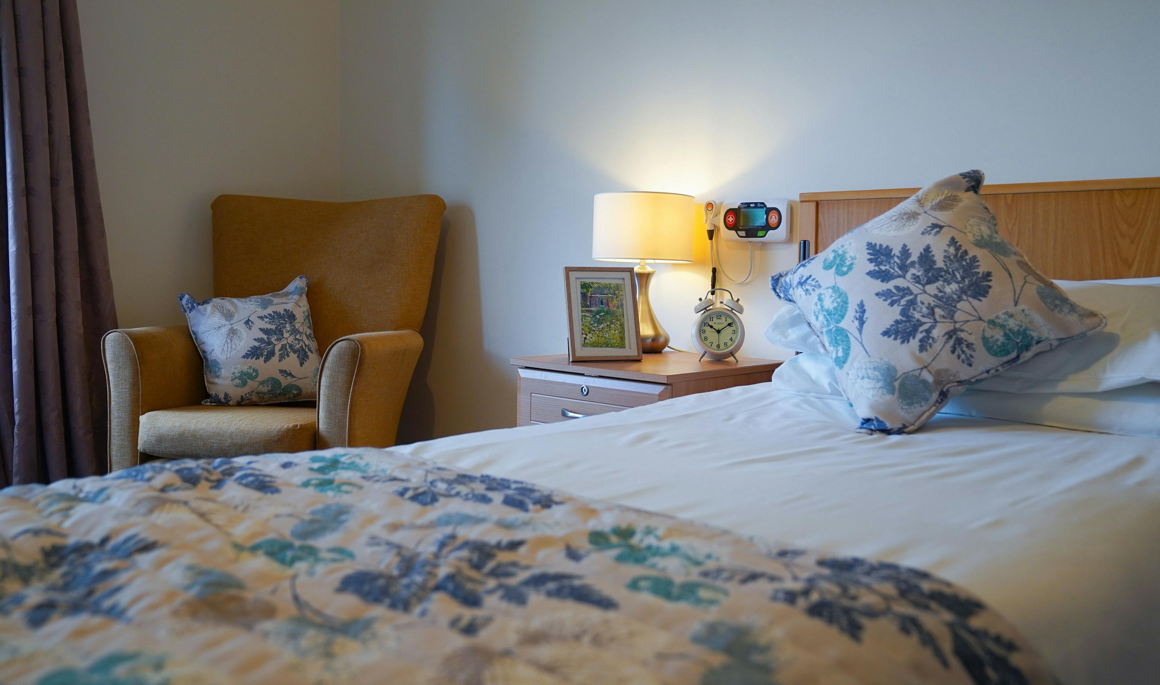 Bedroom at Don Thomas House Care Home in Harwich, Essex