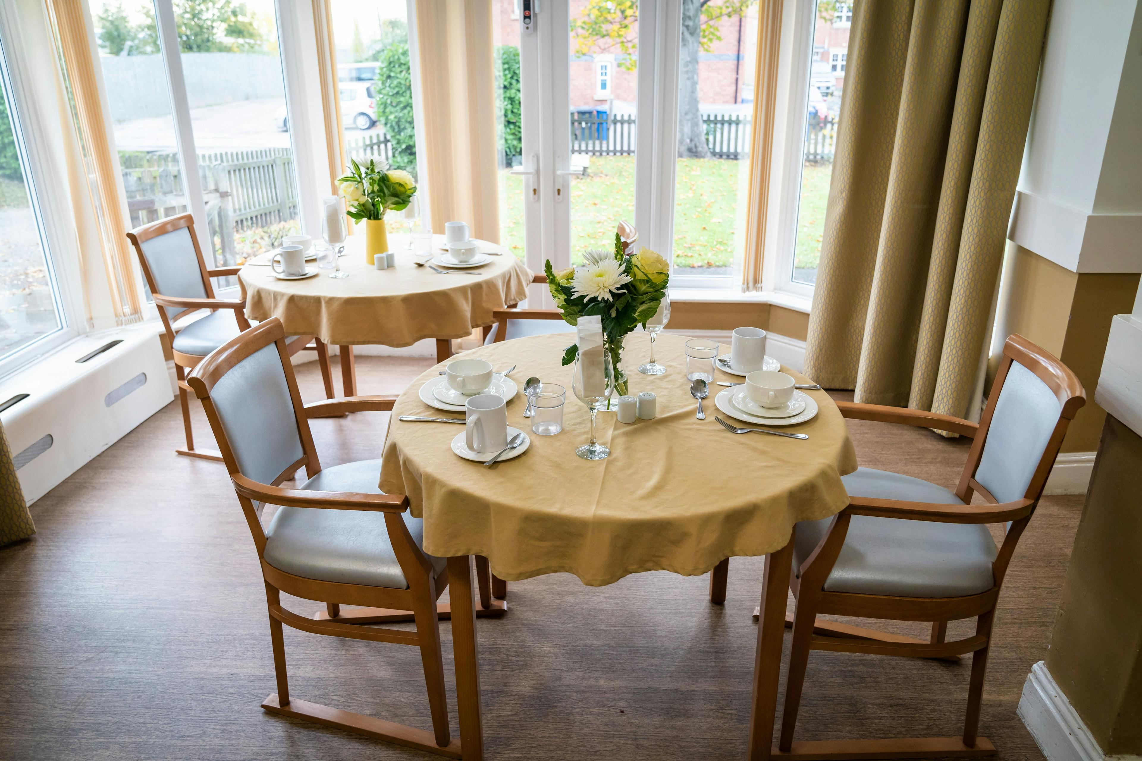 Dining Area at The Beeches Residential Care Home, Northfield, Birmingham