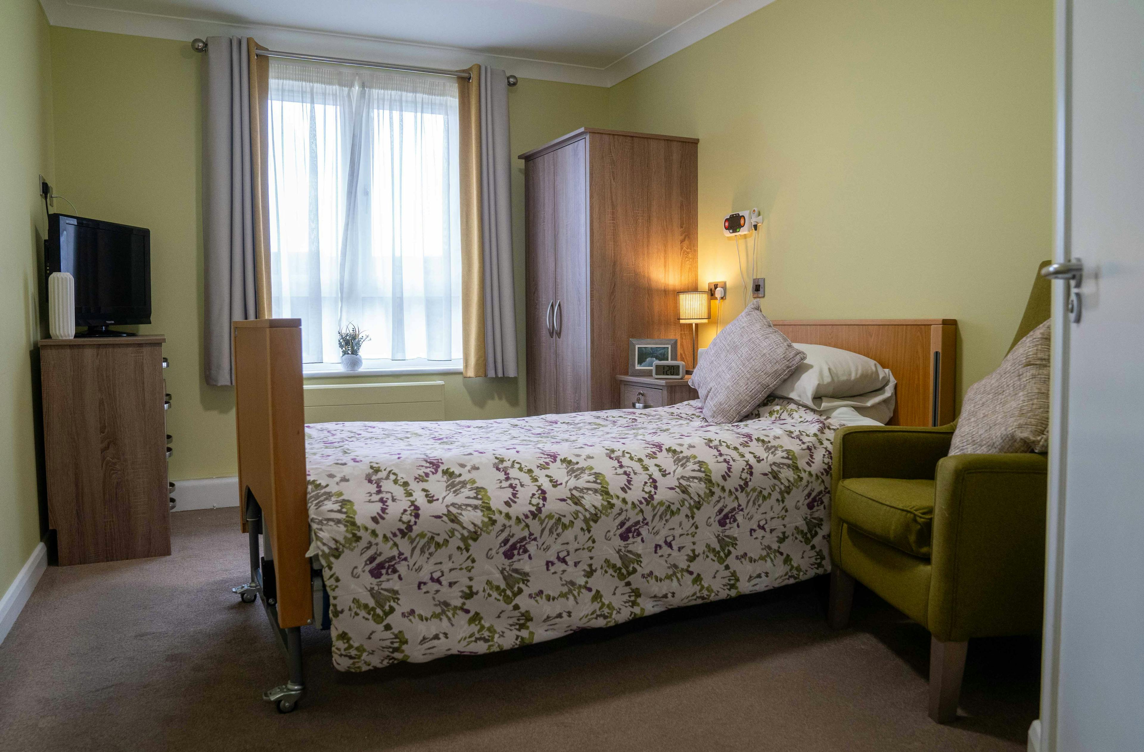 Bedroom at Rowanweald Residential and Nursing, Harrow