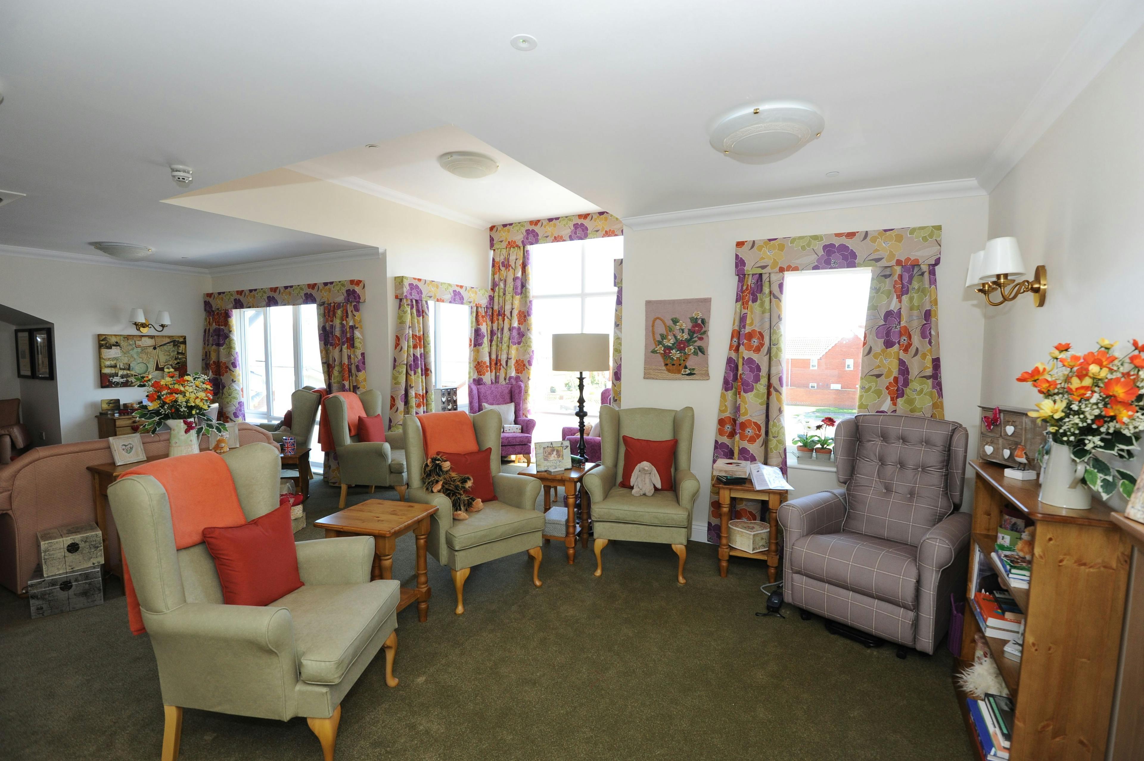 Communal Lounge of Ritson Lodge Care Home in Gorleston-on-Sea, Great Yarmouth