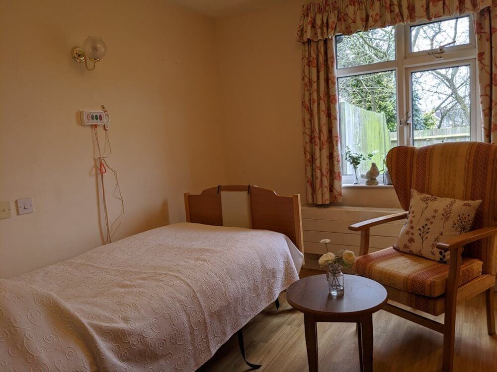 Bedroom of Elmstead House care home in Barnet, London