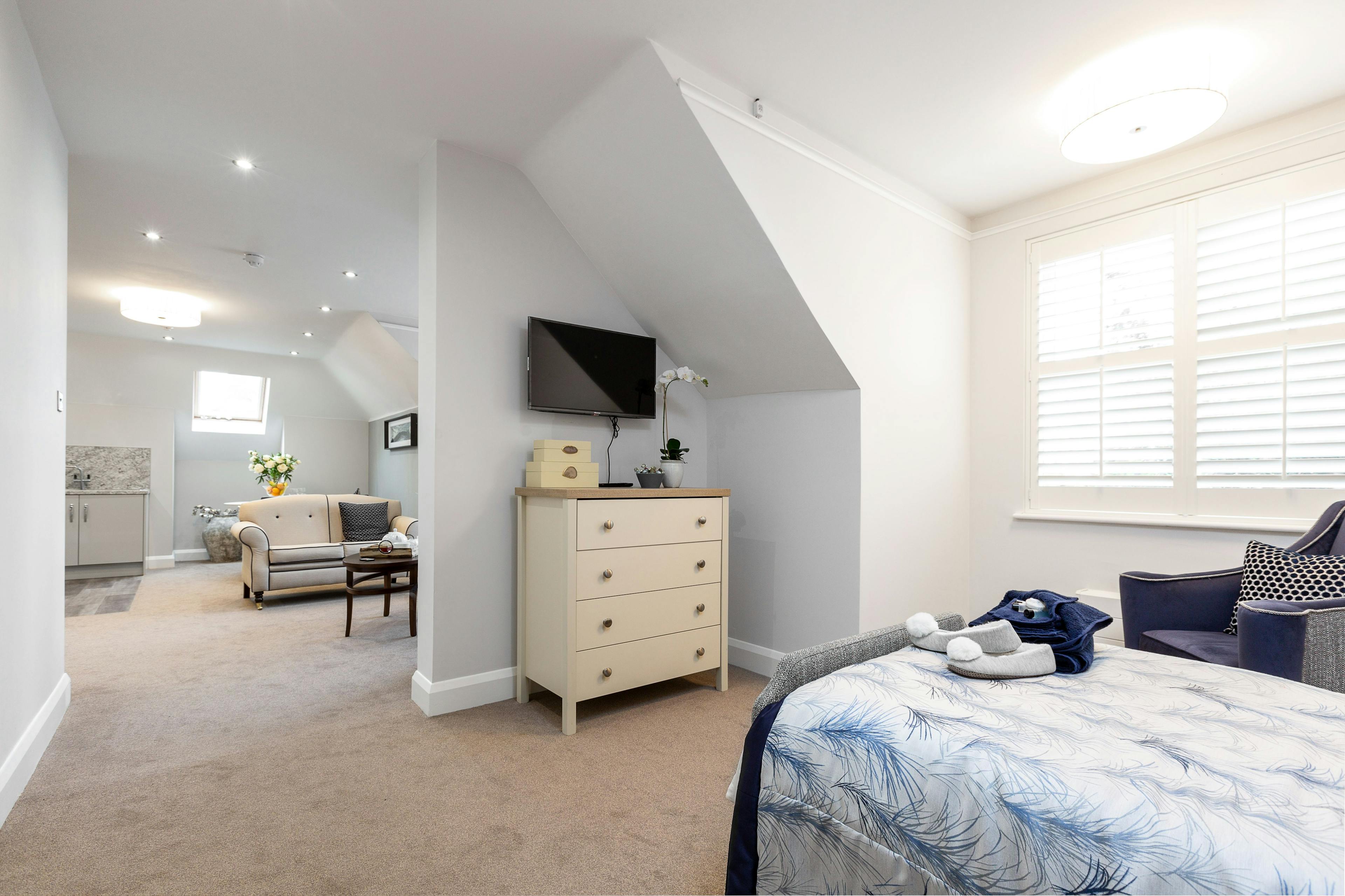Bedroom at Etheldred House Care Home in Cambridge
