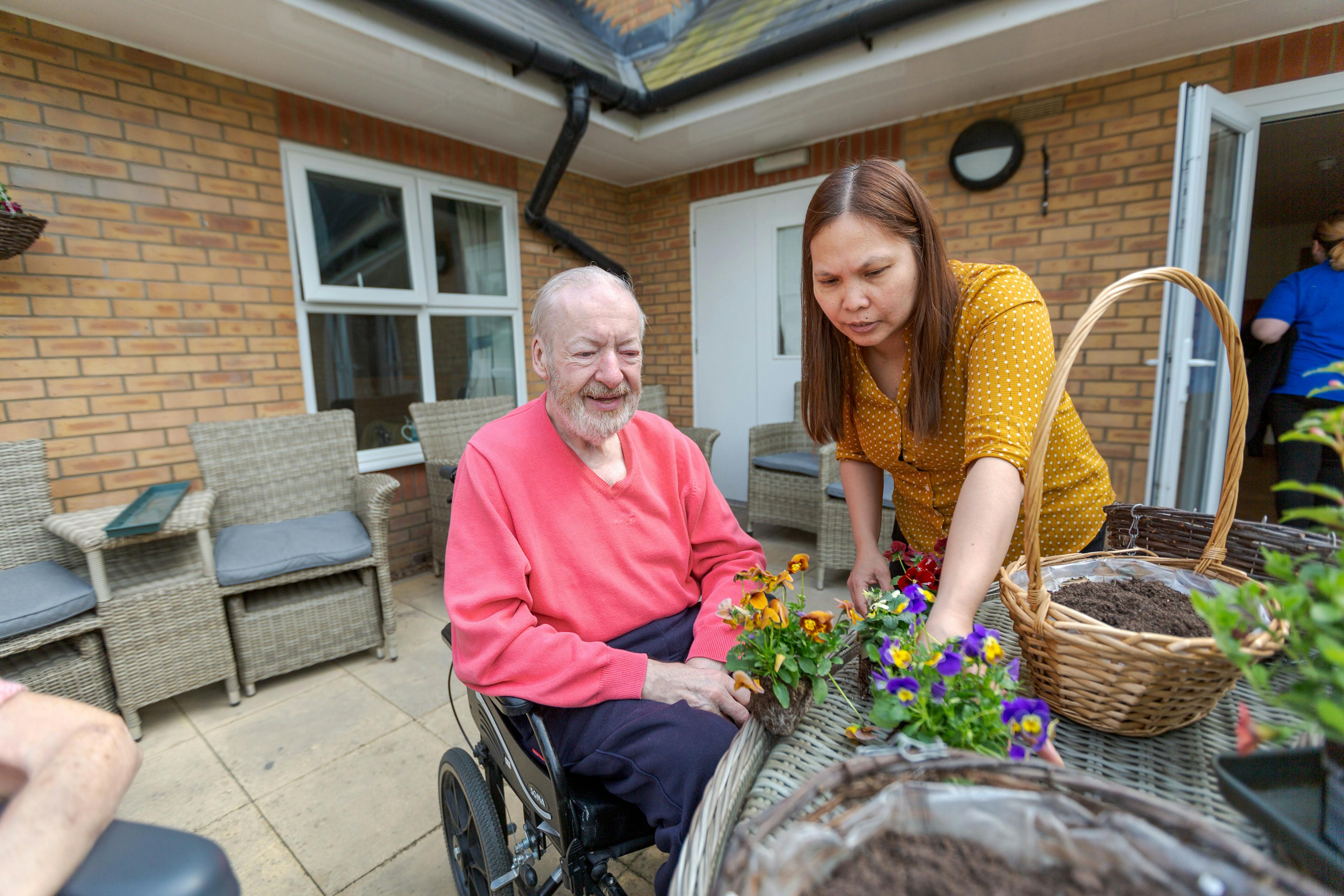 Resident at Etheldred House Care Home in Cambridge