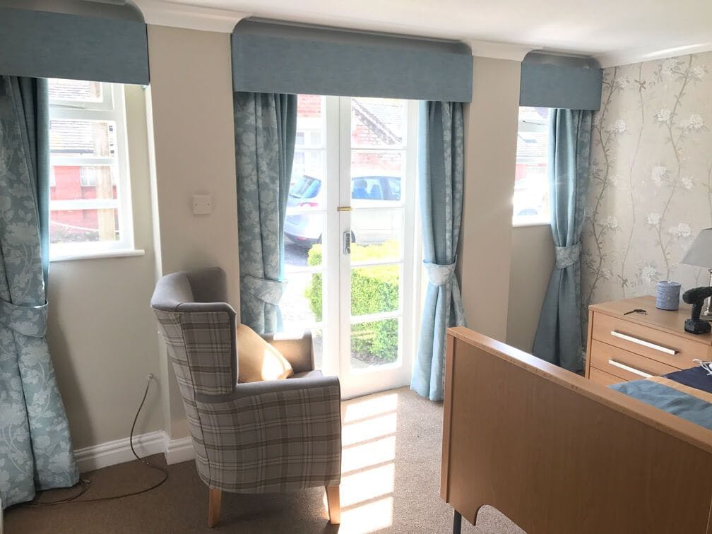 Bedroom of Field House care home in Stourbridge, West Midlands