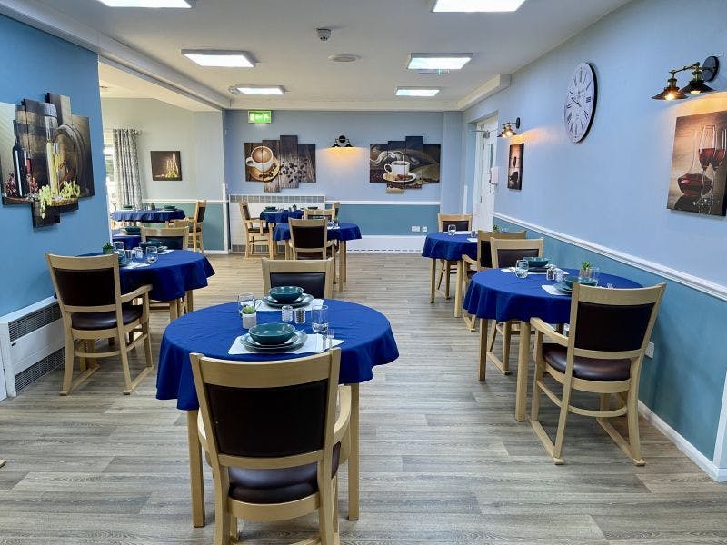 Dining Room at Florence House Care Home in Newcastle-under-Lyme, Staffordshire