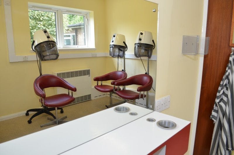 Salon at Florence House Care Home in Newcastle-under-Lyme, Staffordshire