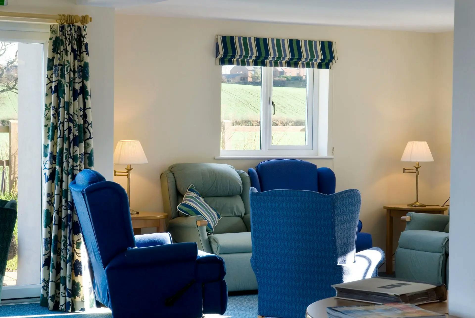 Communal Lounge at Frethey House Care Home in Taunton, Somerset