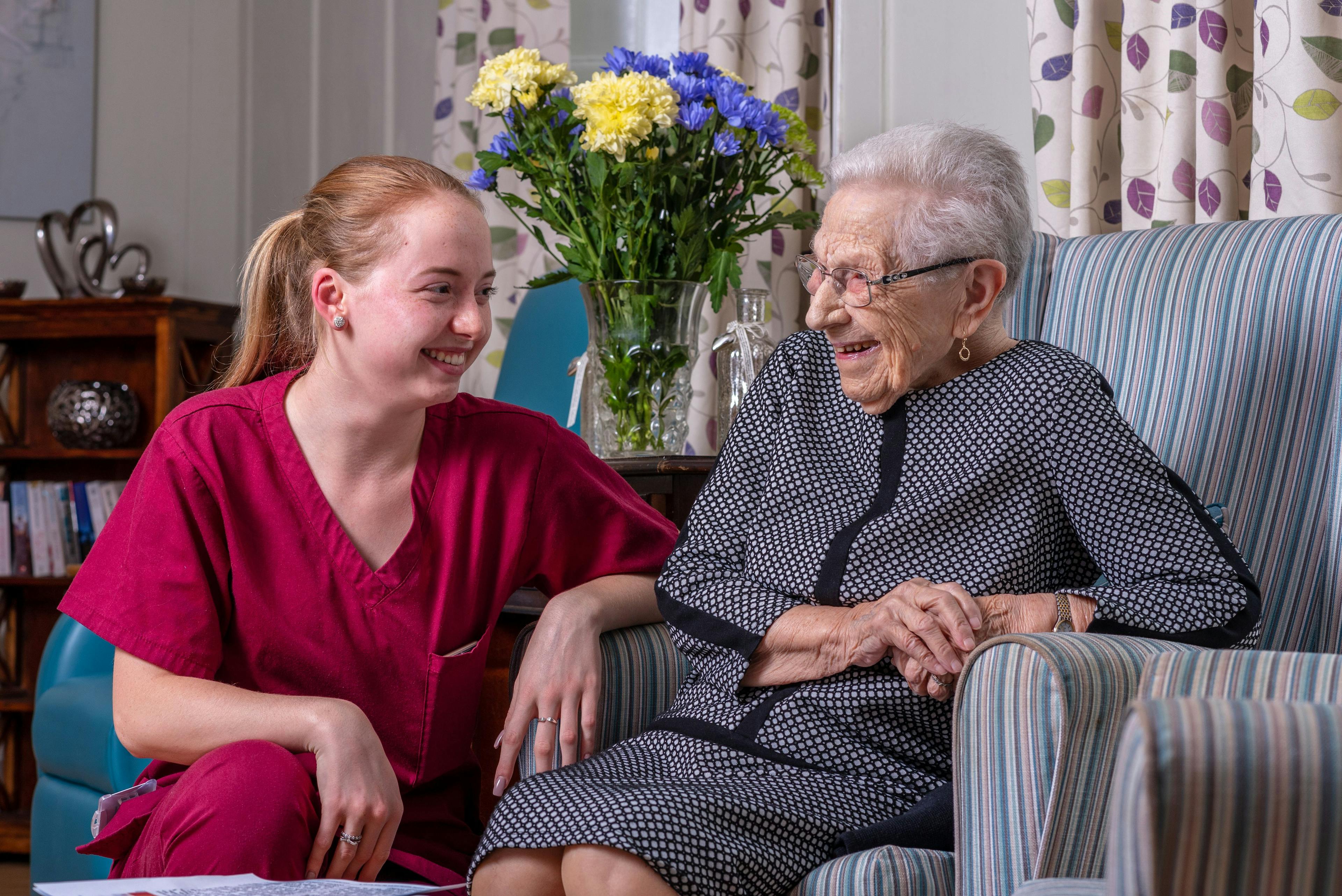 Staff of Grace Manor care home in Gillingham, Kent