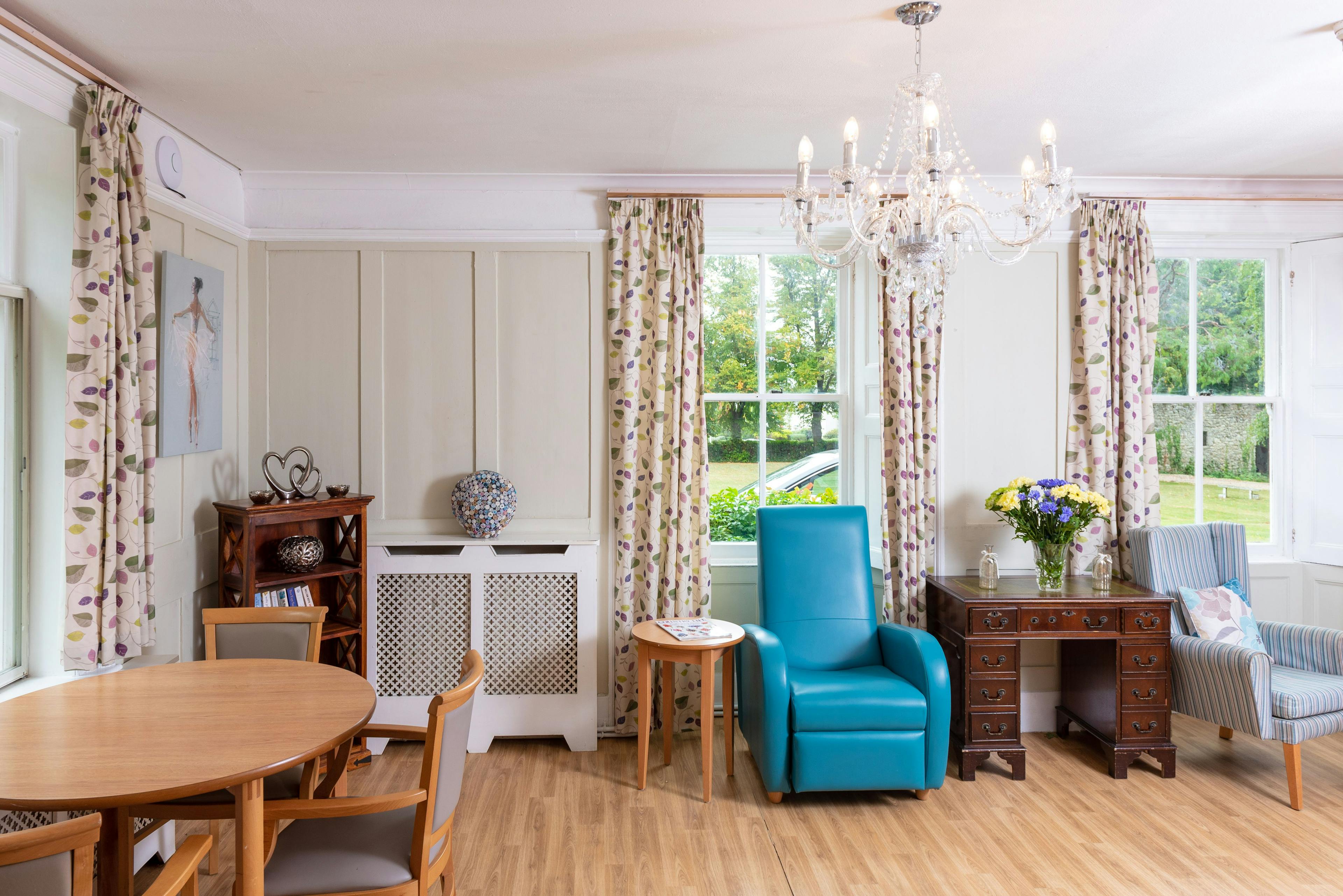 Lounge of Grace Manor care home in Gillingham, Kent
