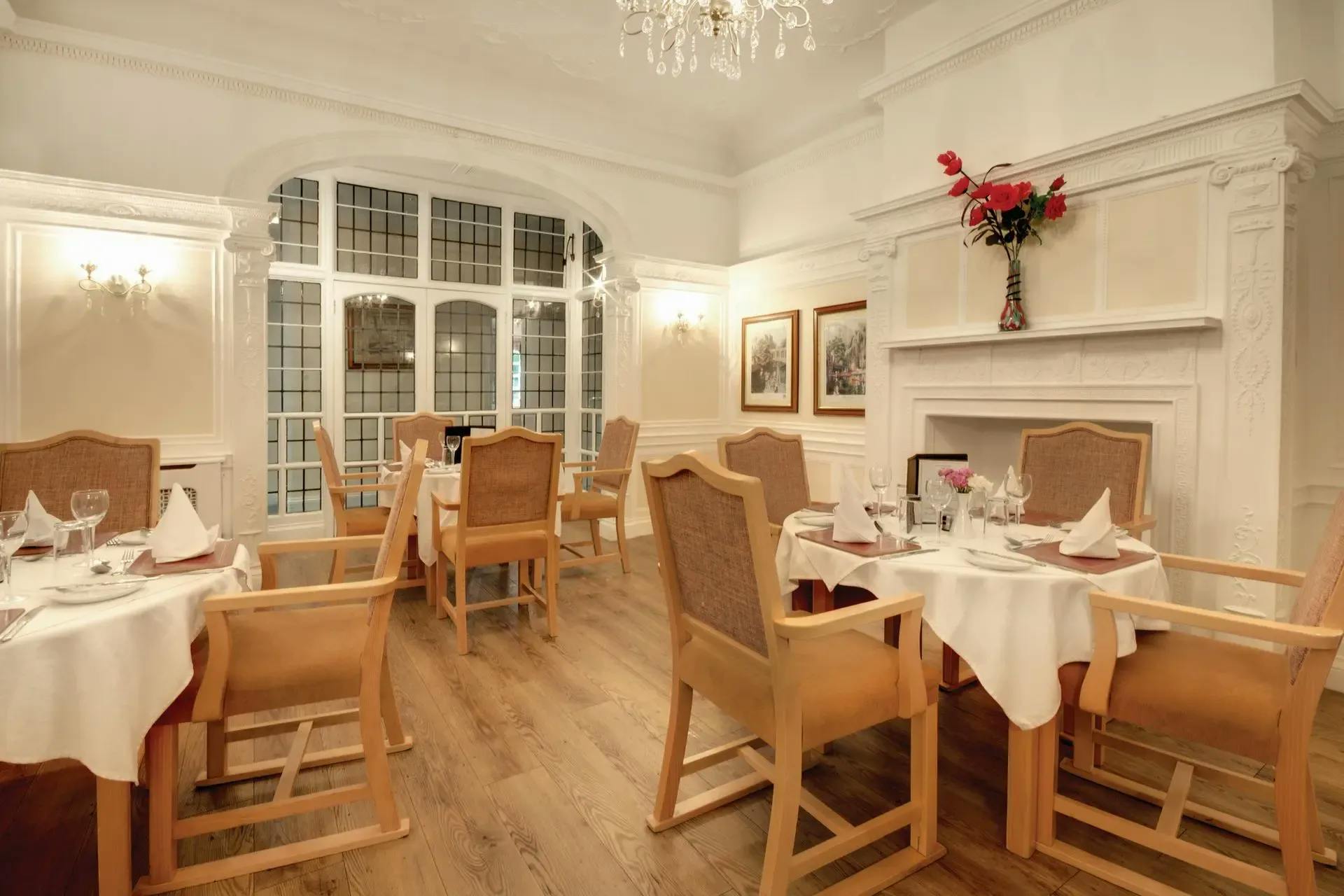 Dining Room at Garth House Care Home in Dorking, Mole Valley