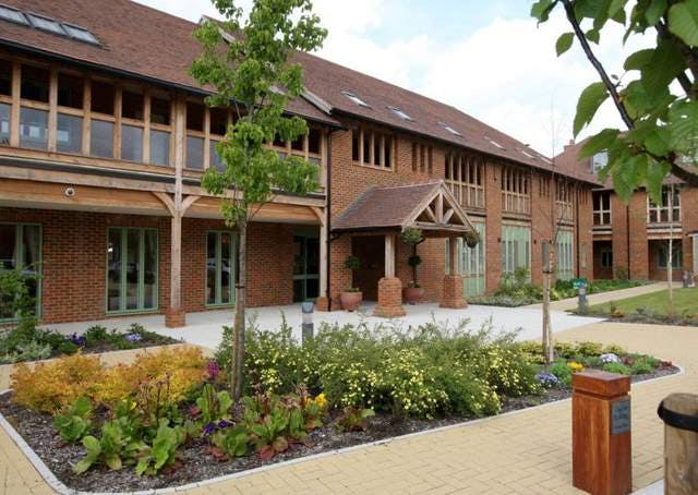 Exterior of Mayford Grange Retirement Development in Woking, Surrey