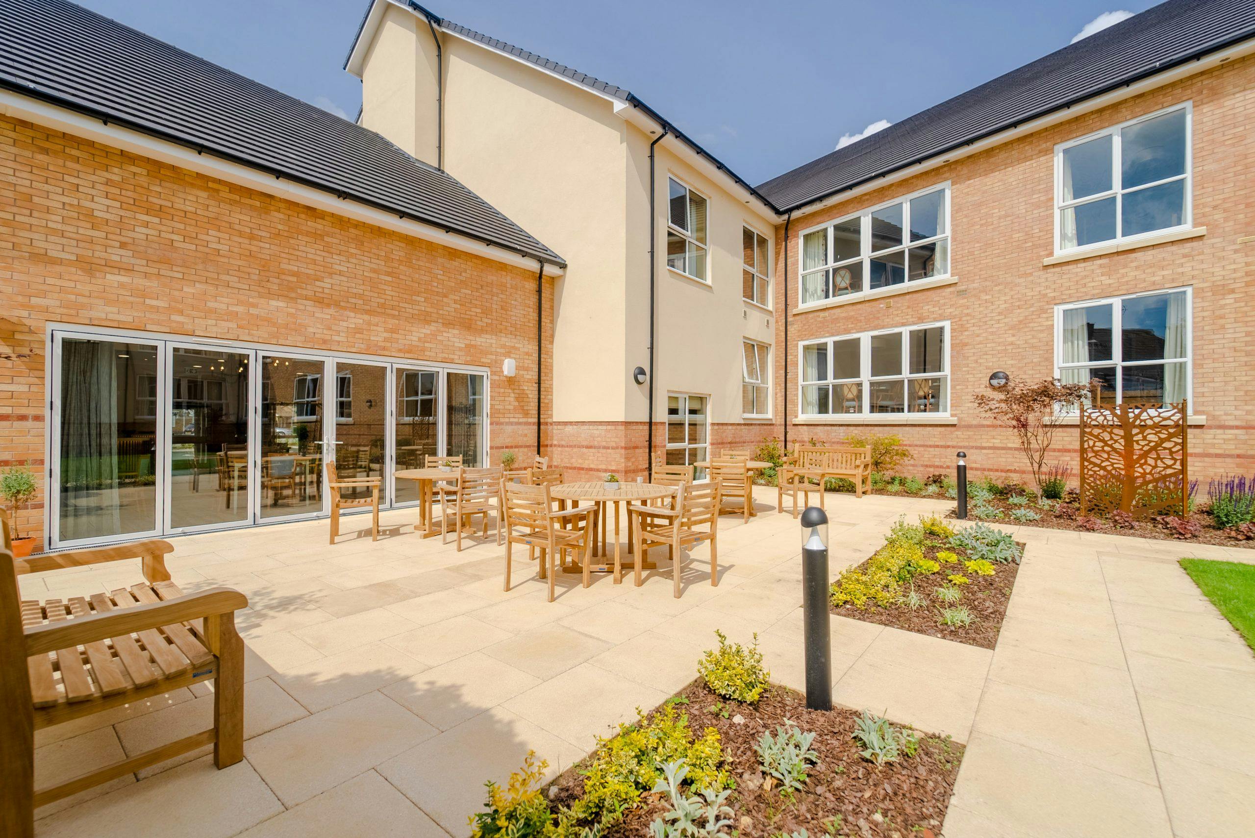 Exterior of Halmer Court care home in Spalding, Lincolshire