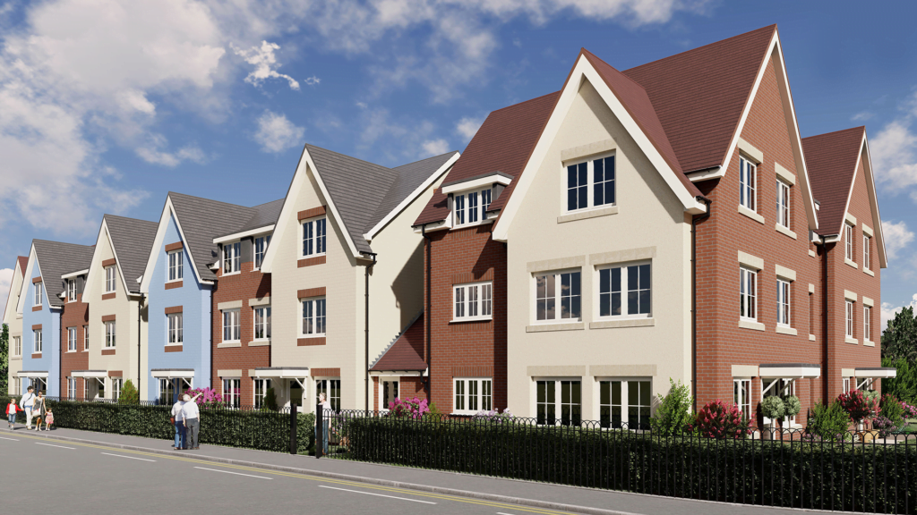 Exterior of Ford Lodge retirement development in Handforth, Cheshire