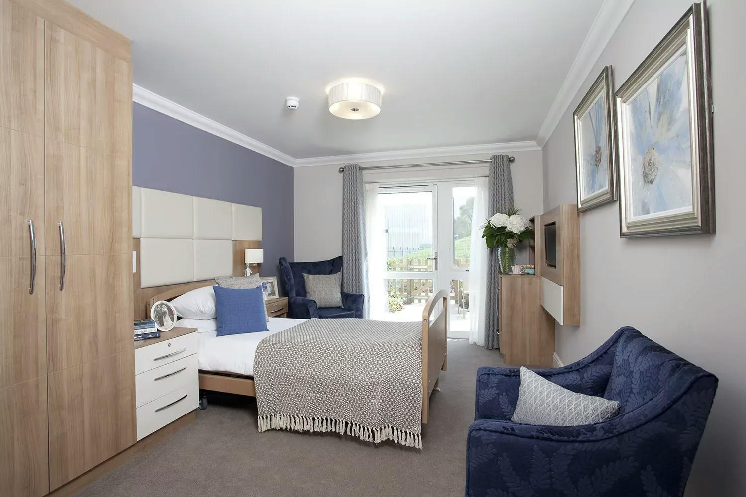 Bedroom of Heathfield Court retirement development in Bexley