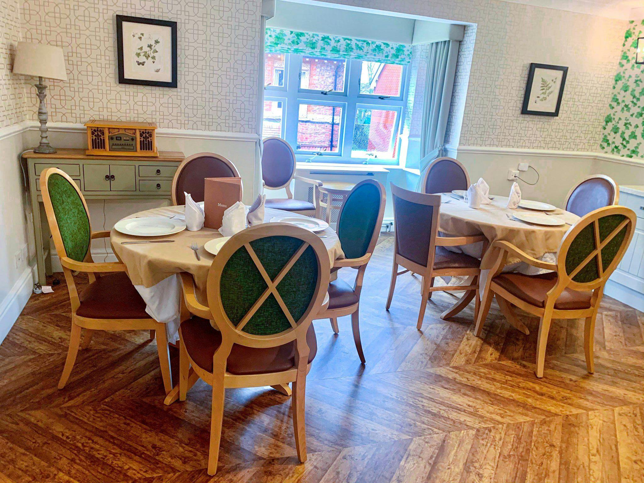 Dining Area of Hilton House Care Home Stoke-on-Trent, Staffordshire