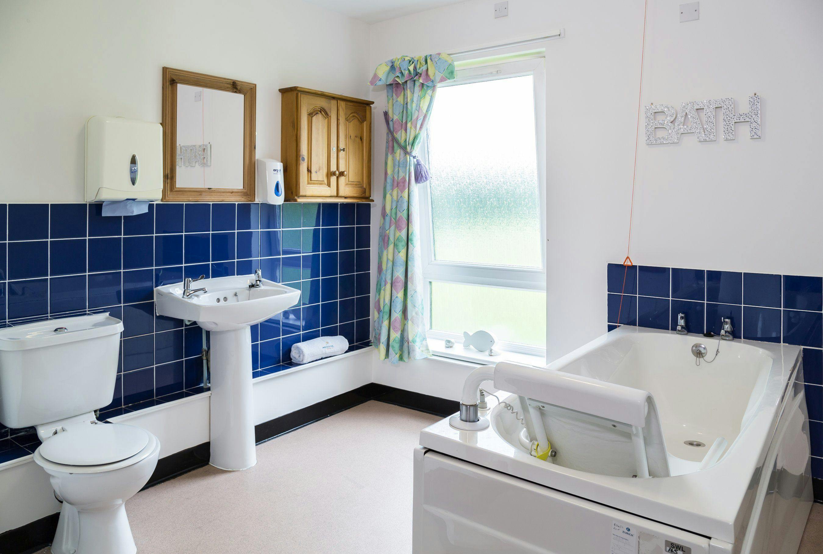 Spa Bath at North Park Care Home in Darlington, North East England