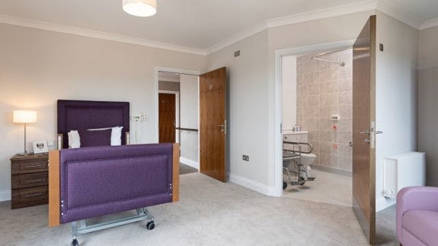 Bedroom at Kings Manor Care Home in Ottery St Mary, East Devon